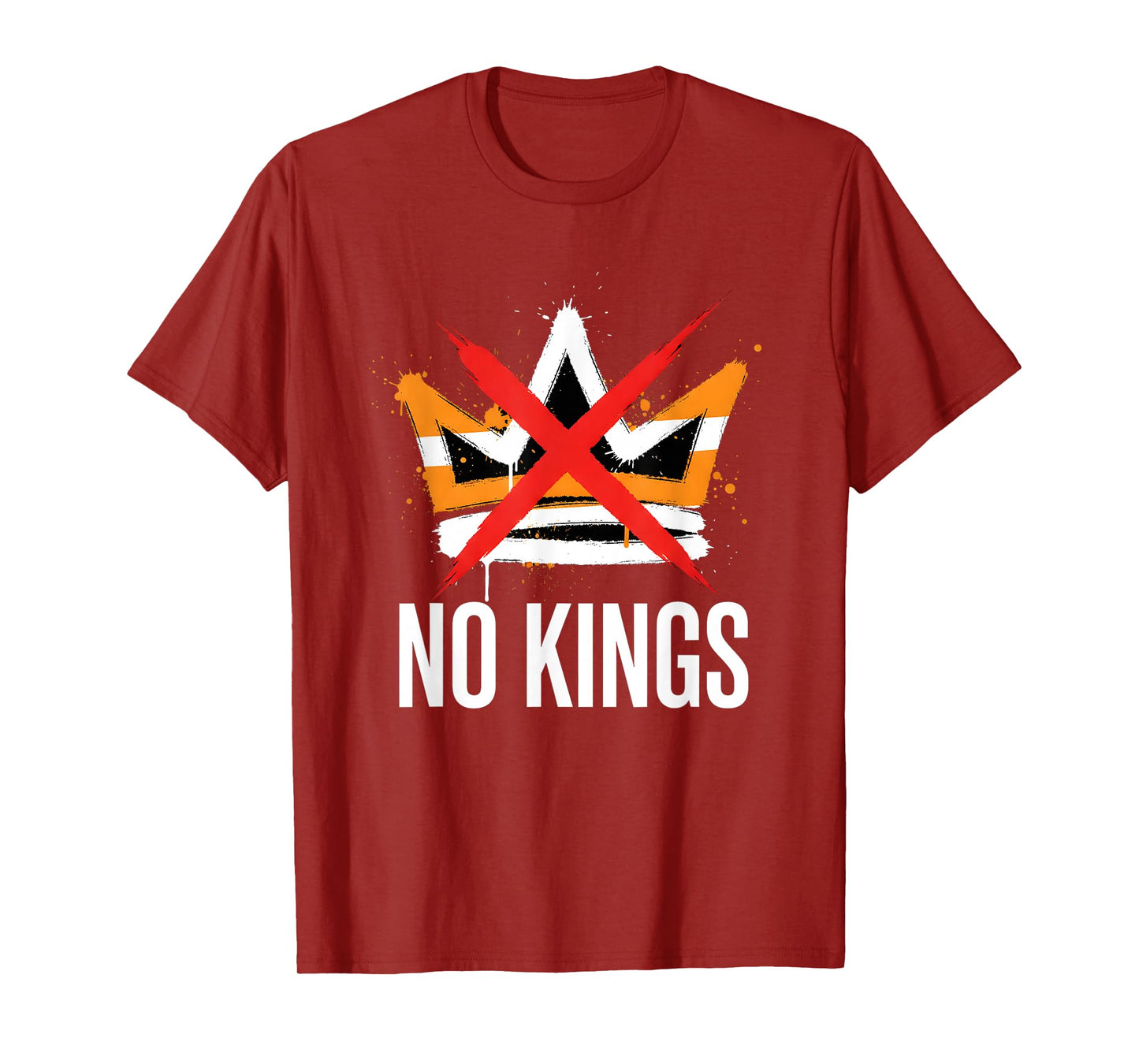 No Kings Protest Democracy No Kings in America Patriotic T-Shirt