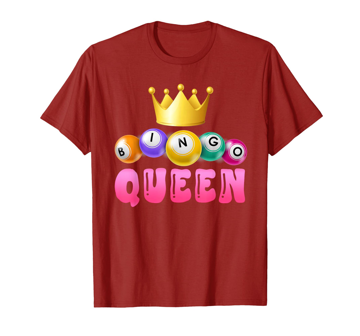 BINGO QUEEN Bingo Player Bingo Lover Bingo T-Shirt