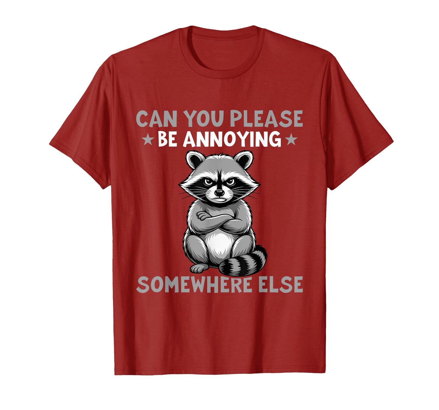 Raccoon Please Be Annoying Somewhere Else T-Shirt