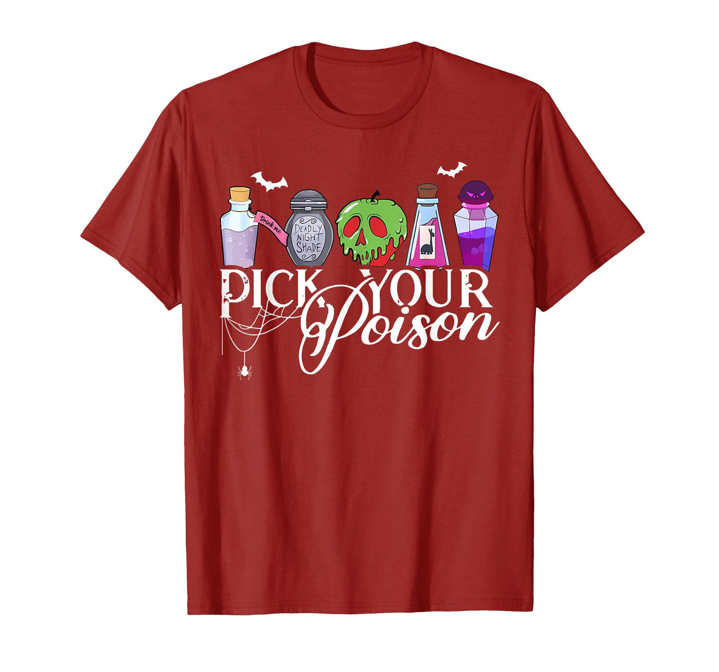 Pick Your Poison Cute Halloween Spooky Trick Or Treat T-Shirt