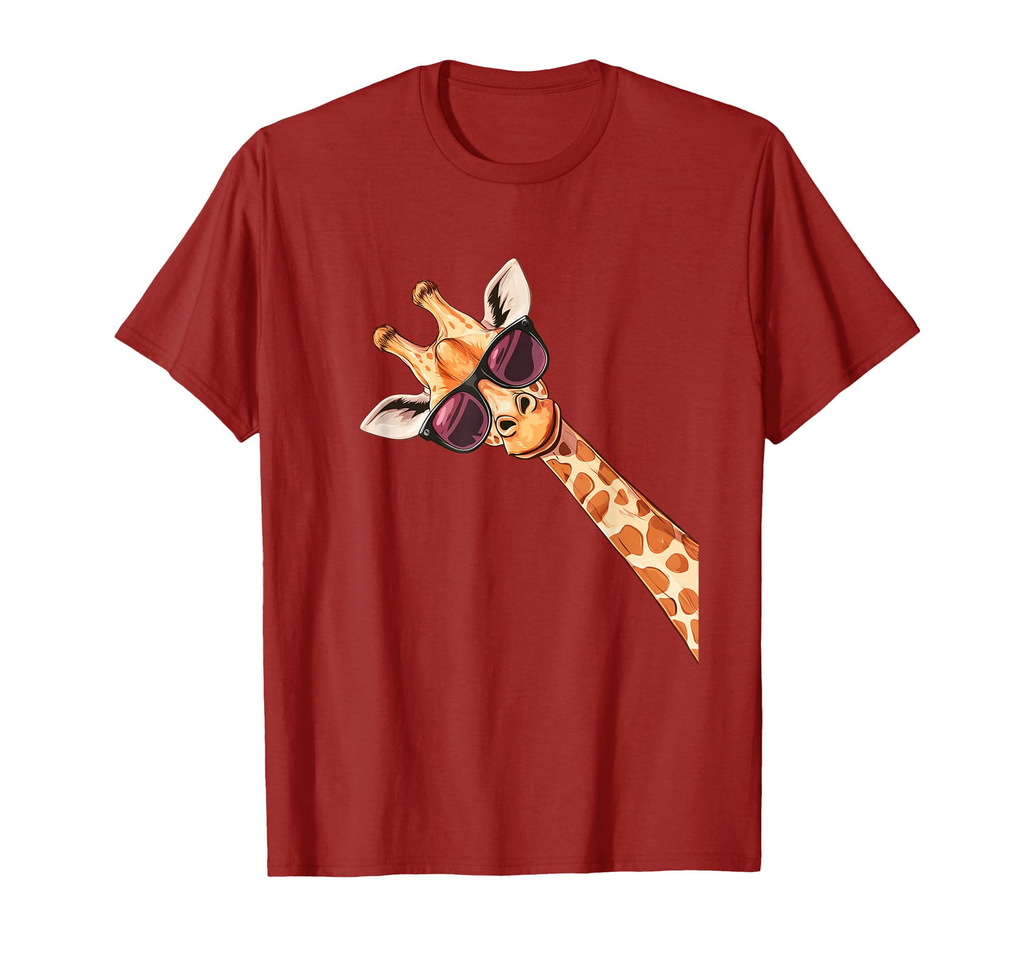 Funny Giraffe Sunglasses T-Shirt