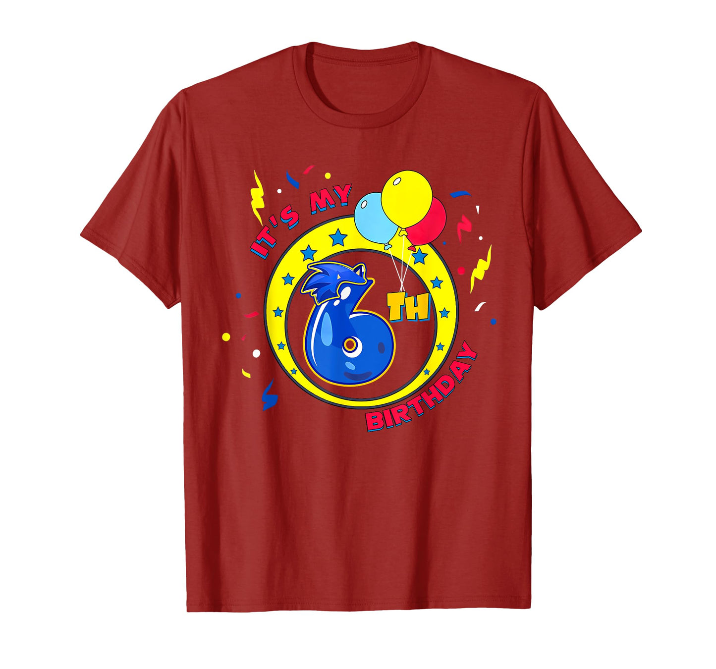 It's My 6th Birthday Boy Family Matching Party Funny T-Shirt