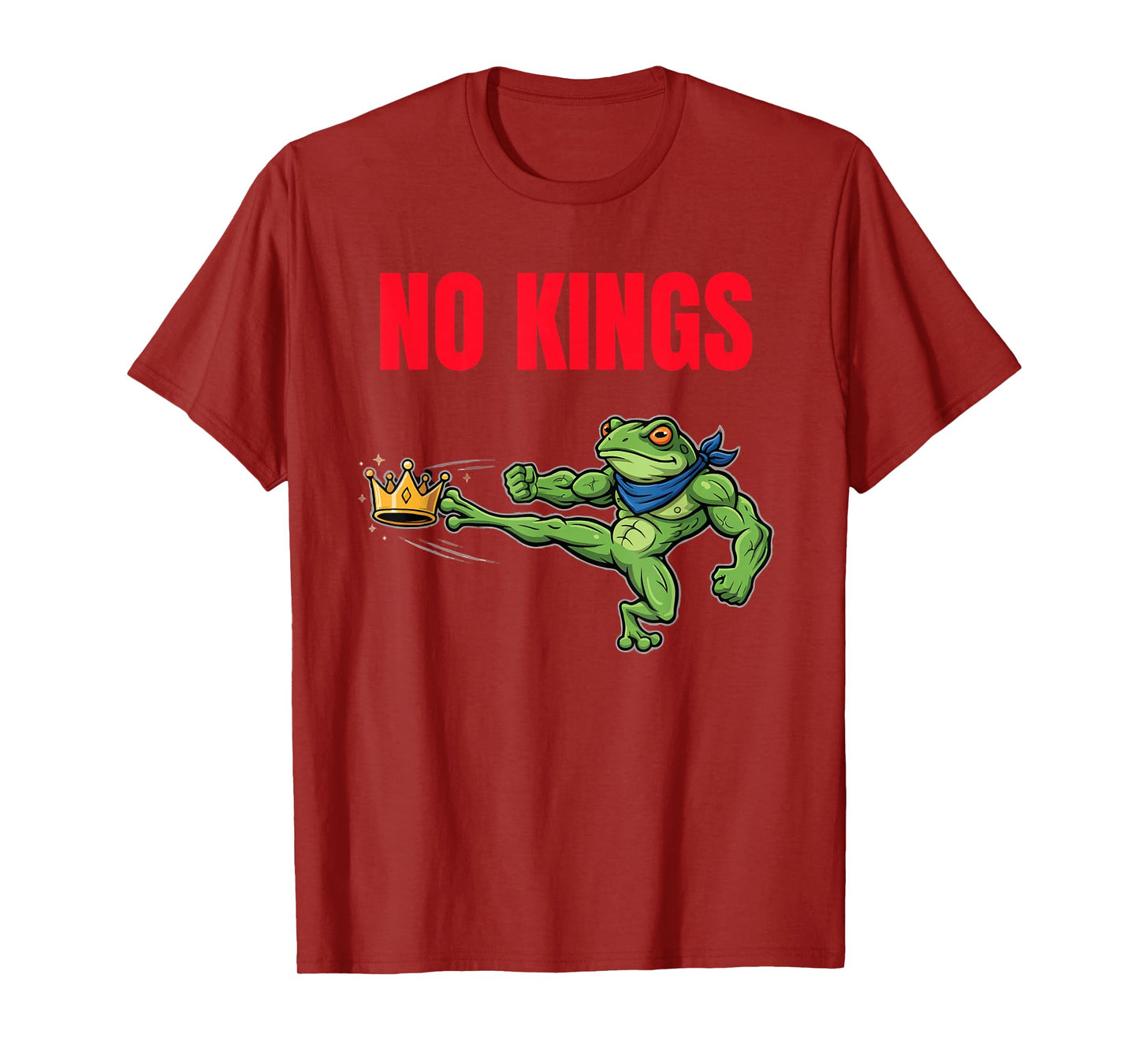 Funny Portland Frog Protest,No Kings Funny Frog Protest T-Shirt