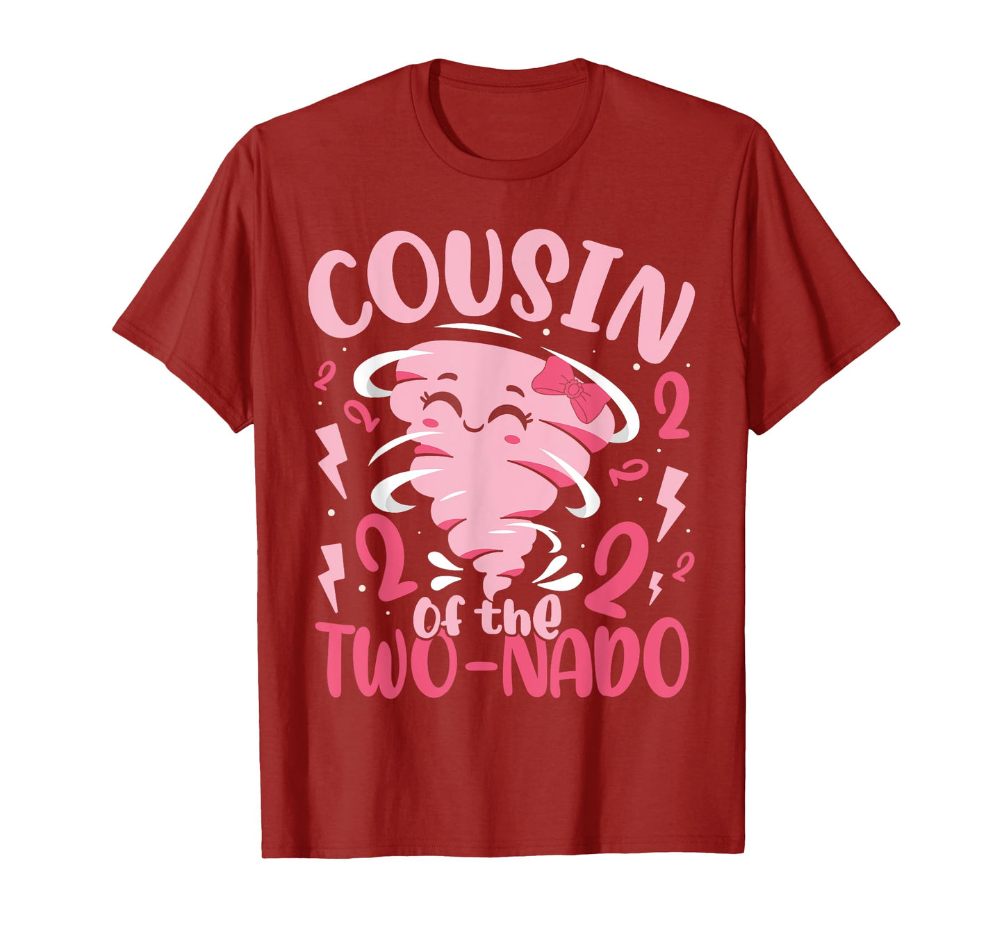 Cousin of the Two-nado Tornado Theme 2nd Birthday Party Kids T-Shirt