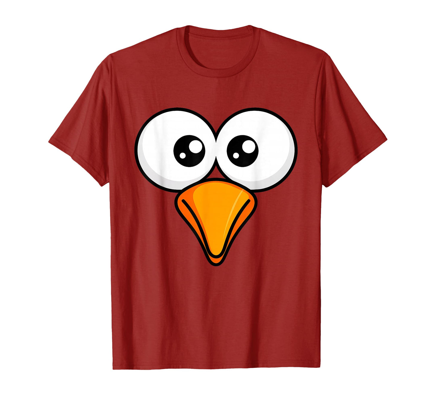 Blue Bird Costume Face Funny Animal Easy Halloween T-Shirt