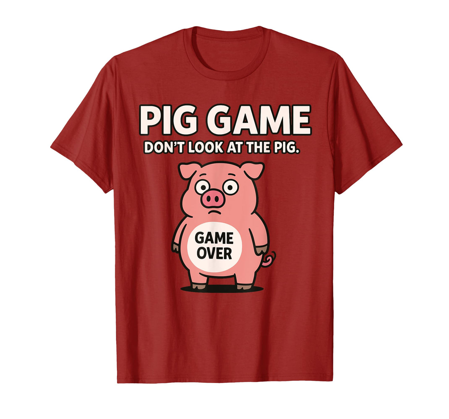 Funny Pig Game T-Shirt