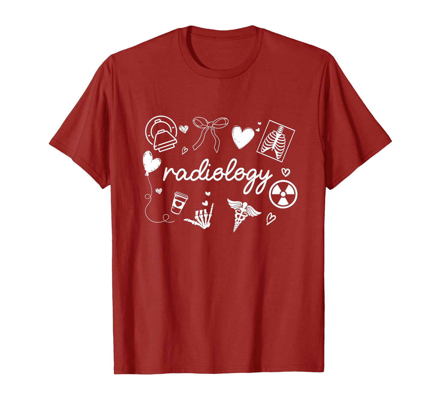 Radiology Coquette Bow X-ray Radiologic Technologist T-Shirt