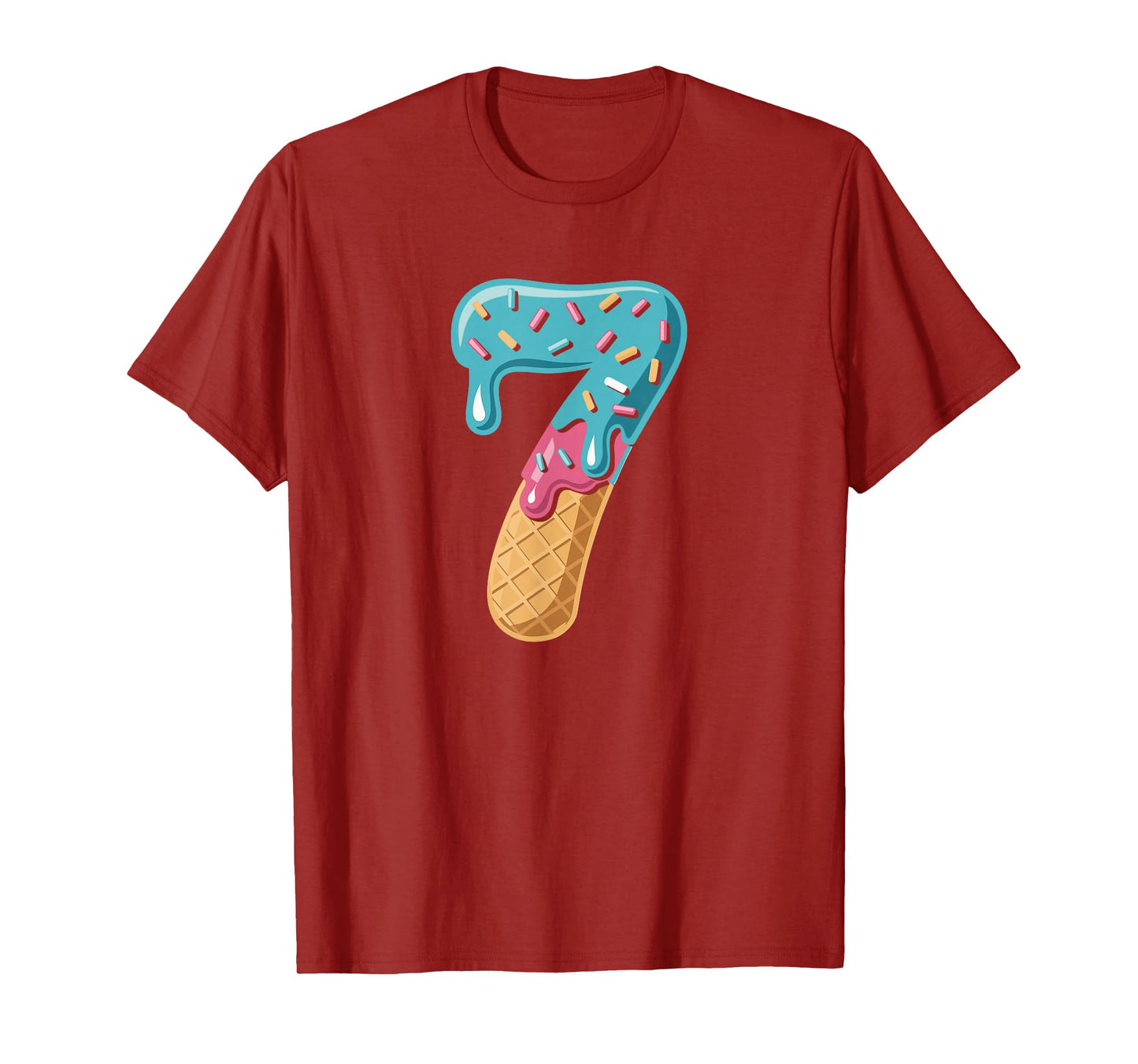 67 Ice Cream Drip Meme Funny Six Seven Matching Partner 2of2 T-Shirt