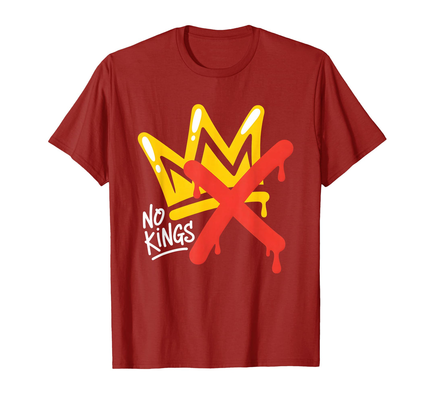 No Kings Protest Democracy No Kings in America Patriotic T-Shirt