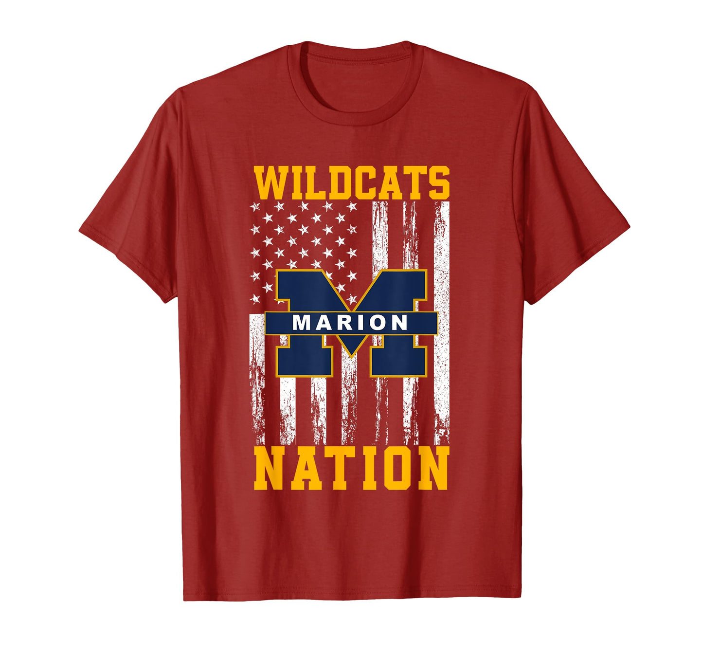 Marion Wildcats Logo Nation HS T-Shirt