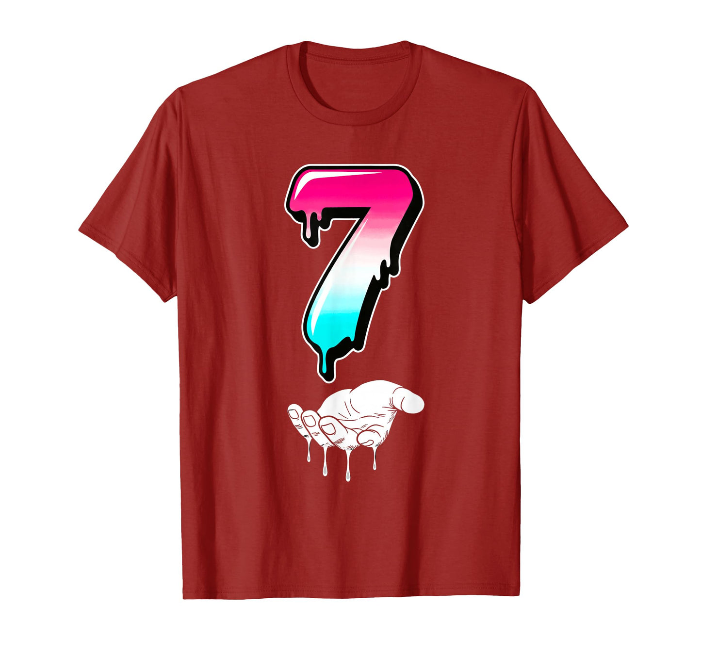 Cool Six Seven 6 7 Meme Gen Alpha Slang Costume Matching T-Shirt