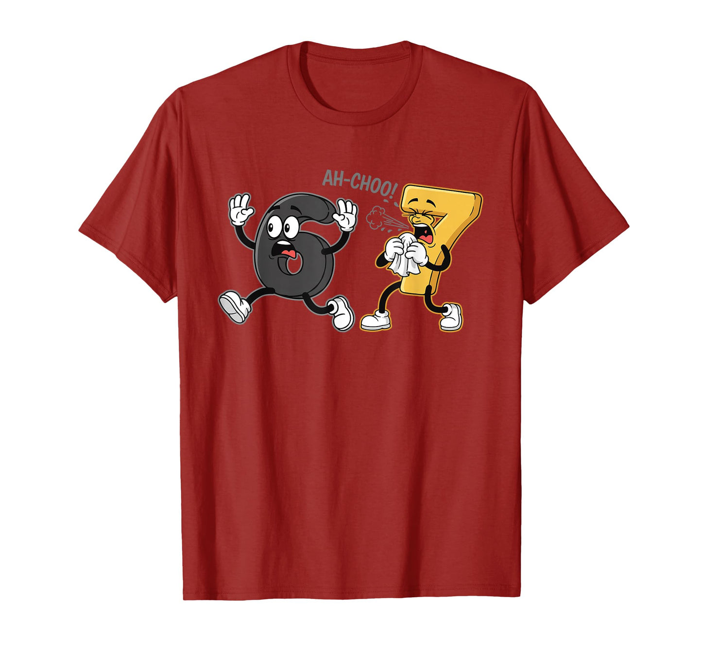 Sick Seven Funny 67 Six Seven Meme Pun Gen Alpha Slang Humor T-Shirt