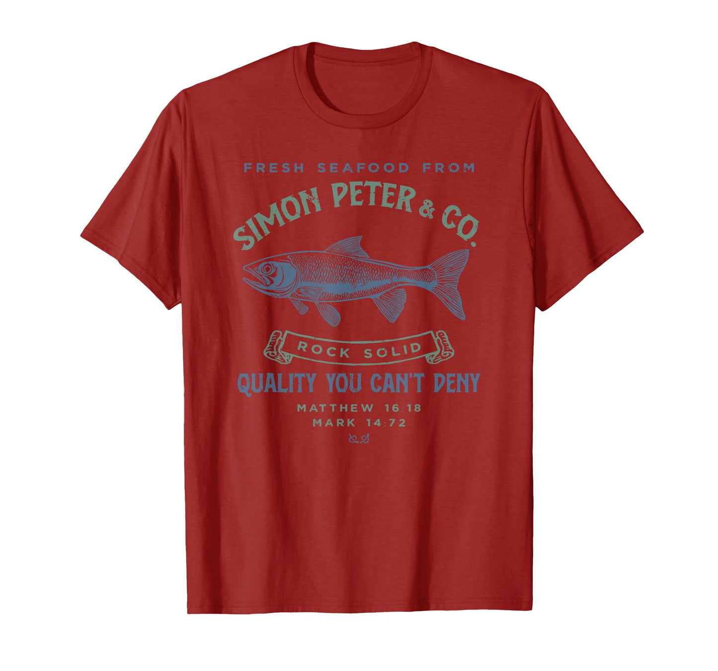 Simon Peter Seafood Funny Christian T-Shirt