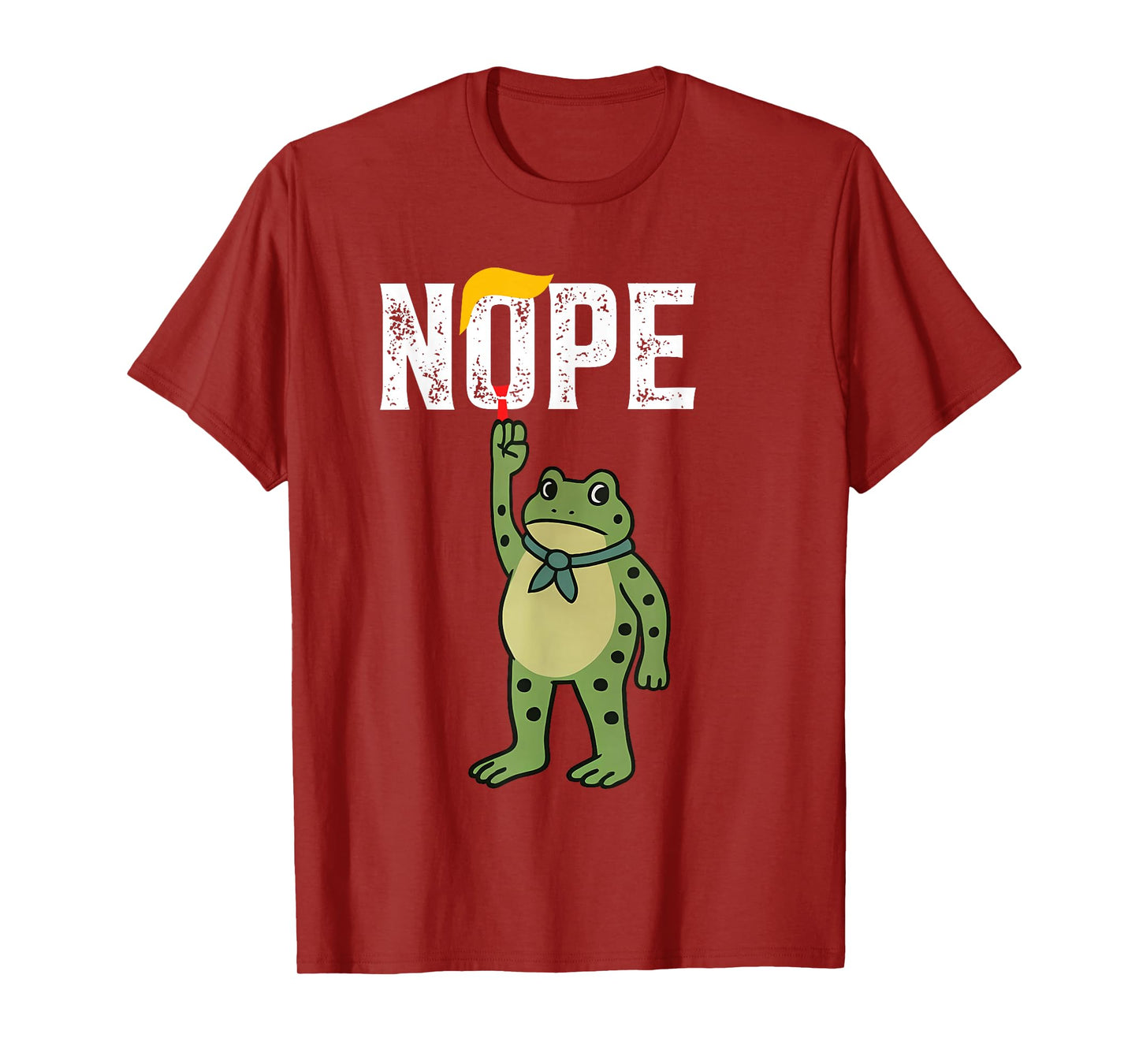 Nope Funny No Kings - Portland Frog Protest T-Shirt