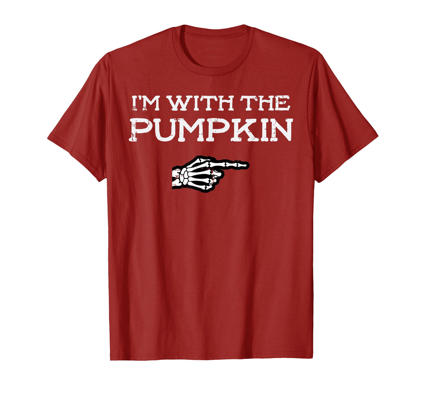 Halloween Match Im with Pumpkin Couple Costume Men Women Kid T-Shirt
