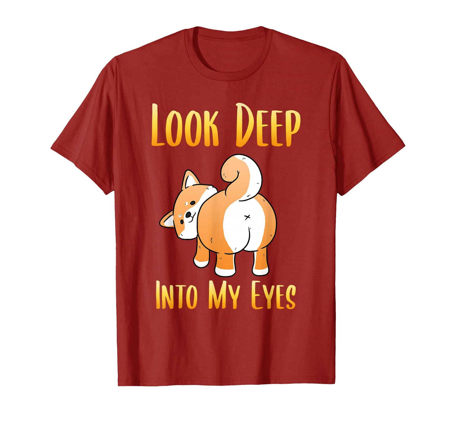 Shiba Inu Dog Look Deep Into My Eyes Japan T-Shirt