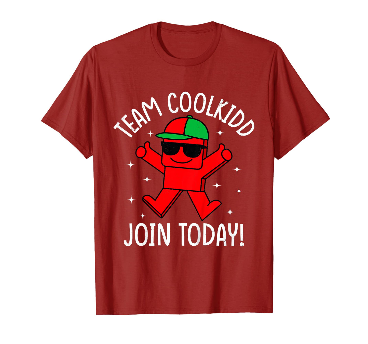 Kids Funny Team Coolkid Quote Trendy Youth Squad Design T-Shirt
