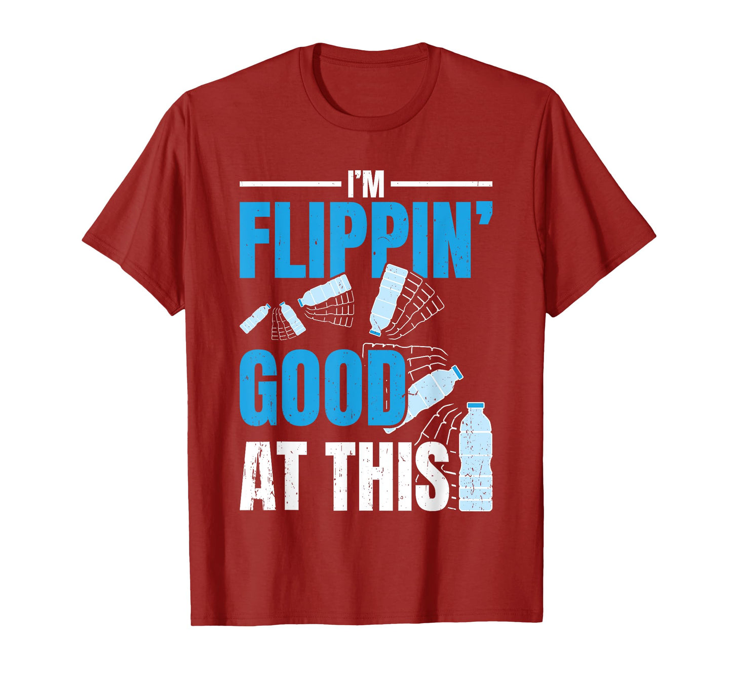 Water Bottle Flipping Kids T-Shirt