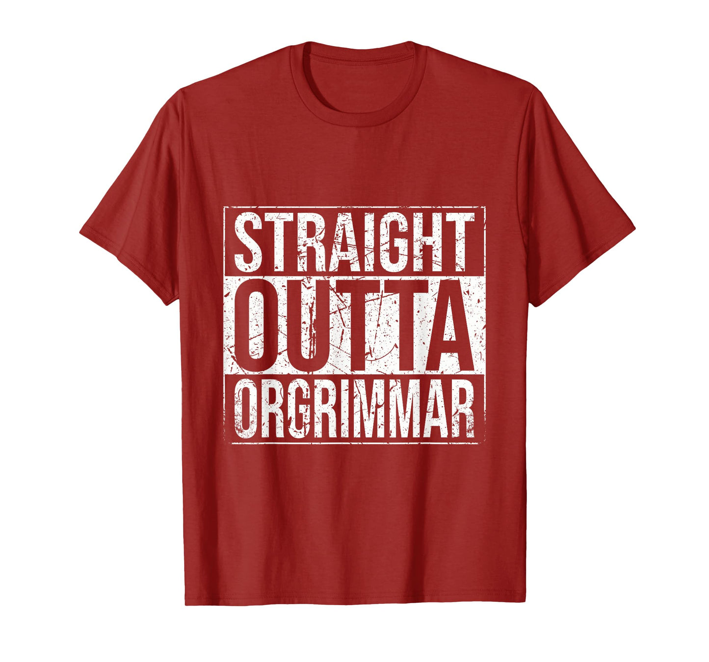 Straight Outta Orgrimmar WoW Horde Gamer Gift Vintage T-Shirt