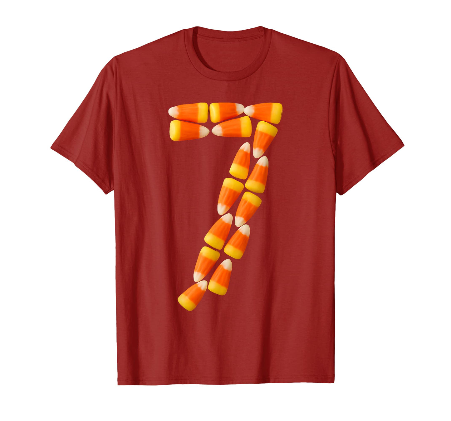 Candy Corn 7 Halloween 67 Funny Humor T-Shirt
