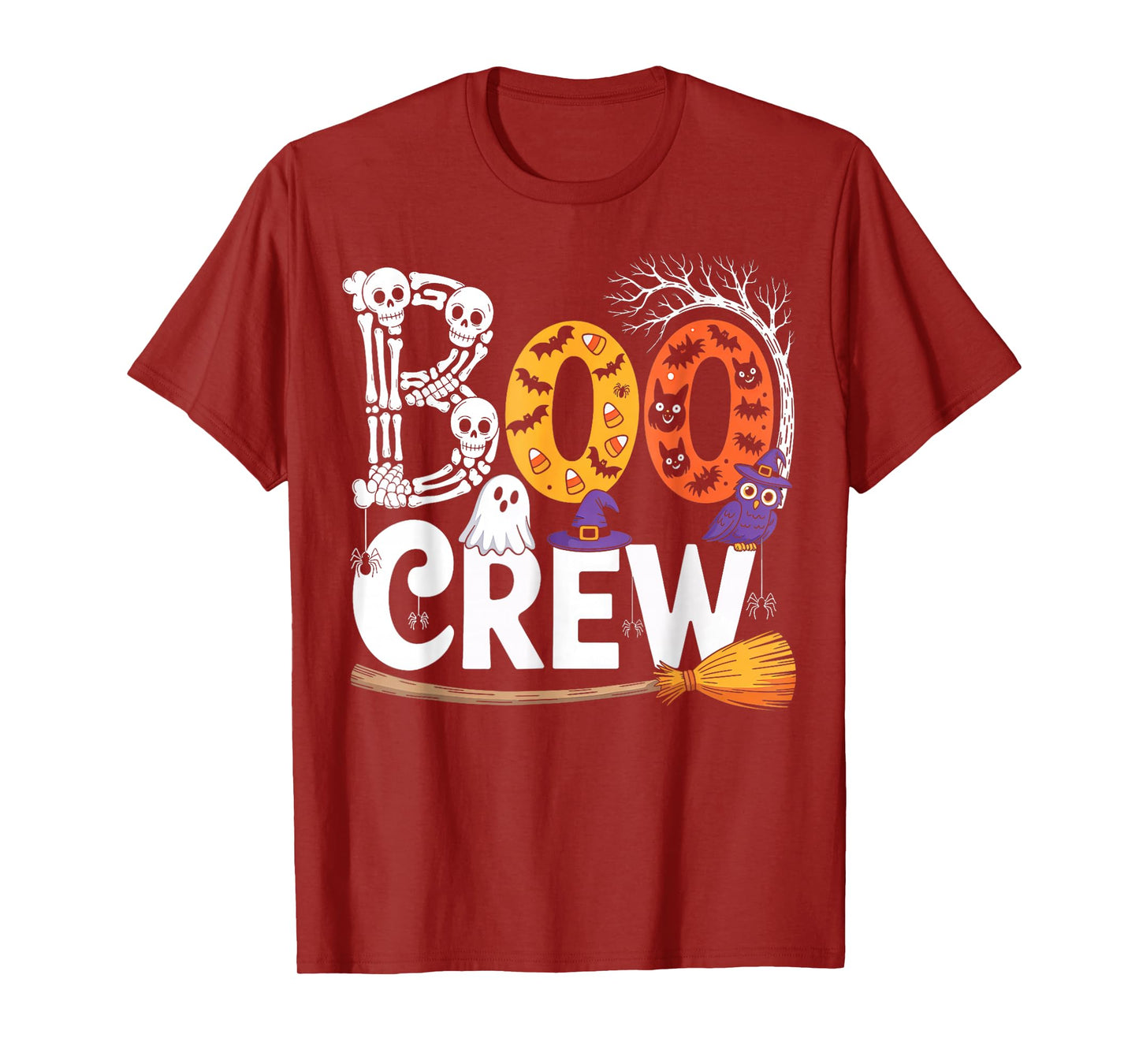 Halloween Boo Crew Funny Halloween Costume for Men Women Kid T-Shirt
