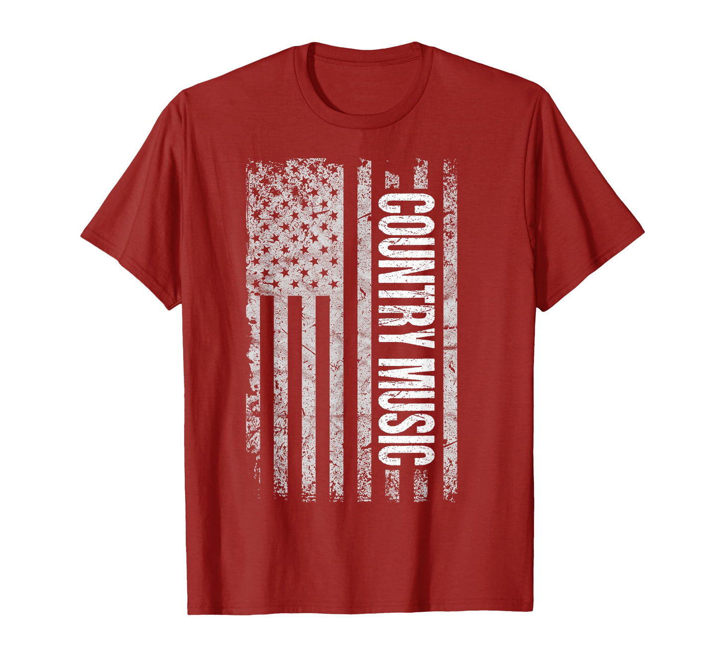 Proud American Flag Country Music Deep South Women Girls Kids Men T-Shirt