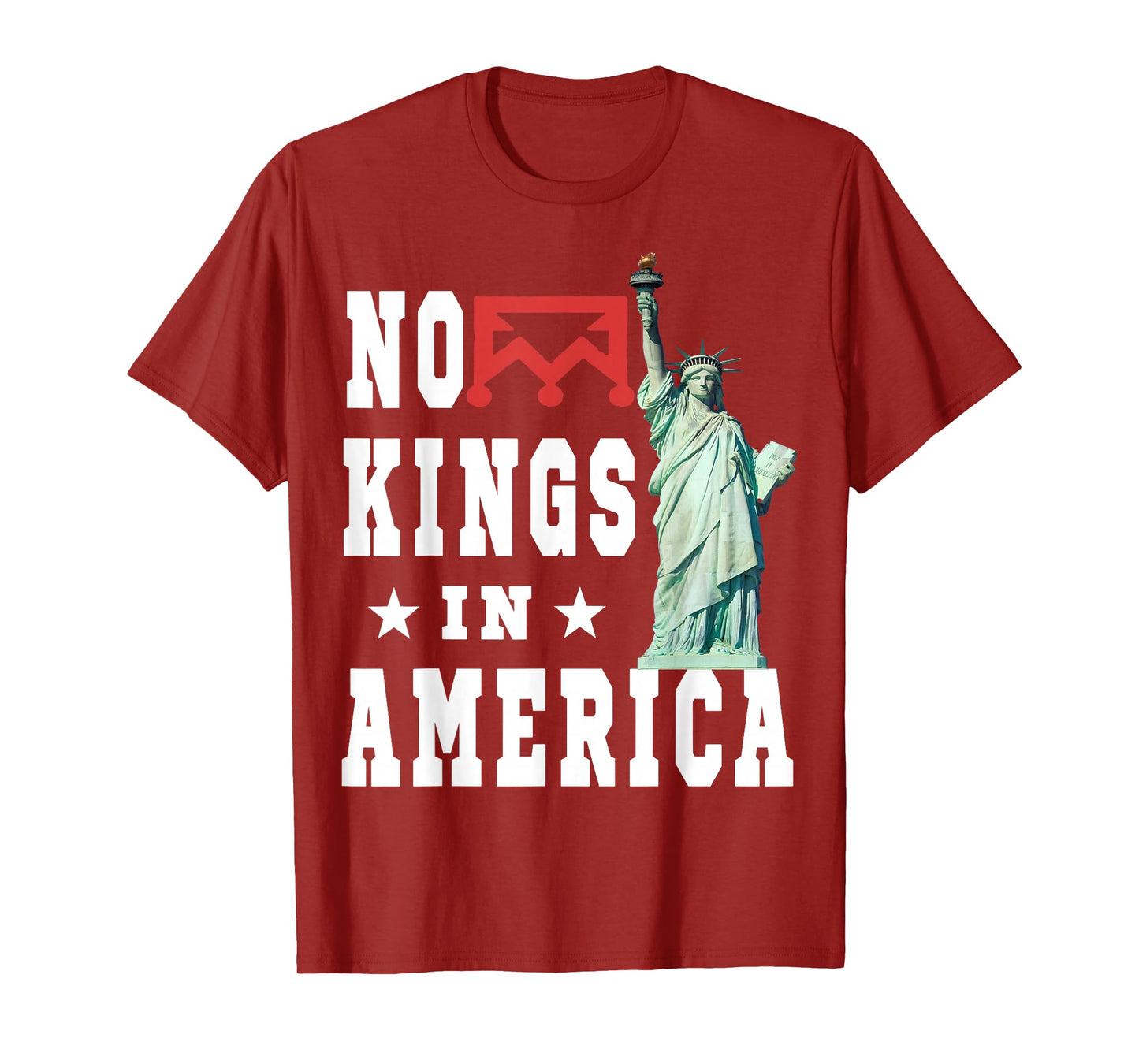 no Kings in America Flag Protest Save Democracy T-Shirt
