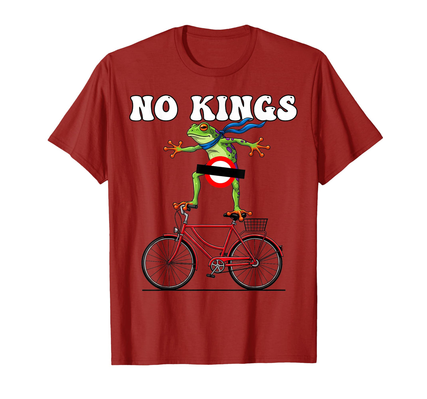 No Kings in Portland Frog Naked Bike Ride Activists Group T-Shirt