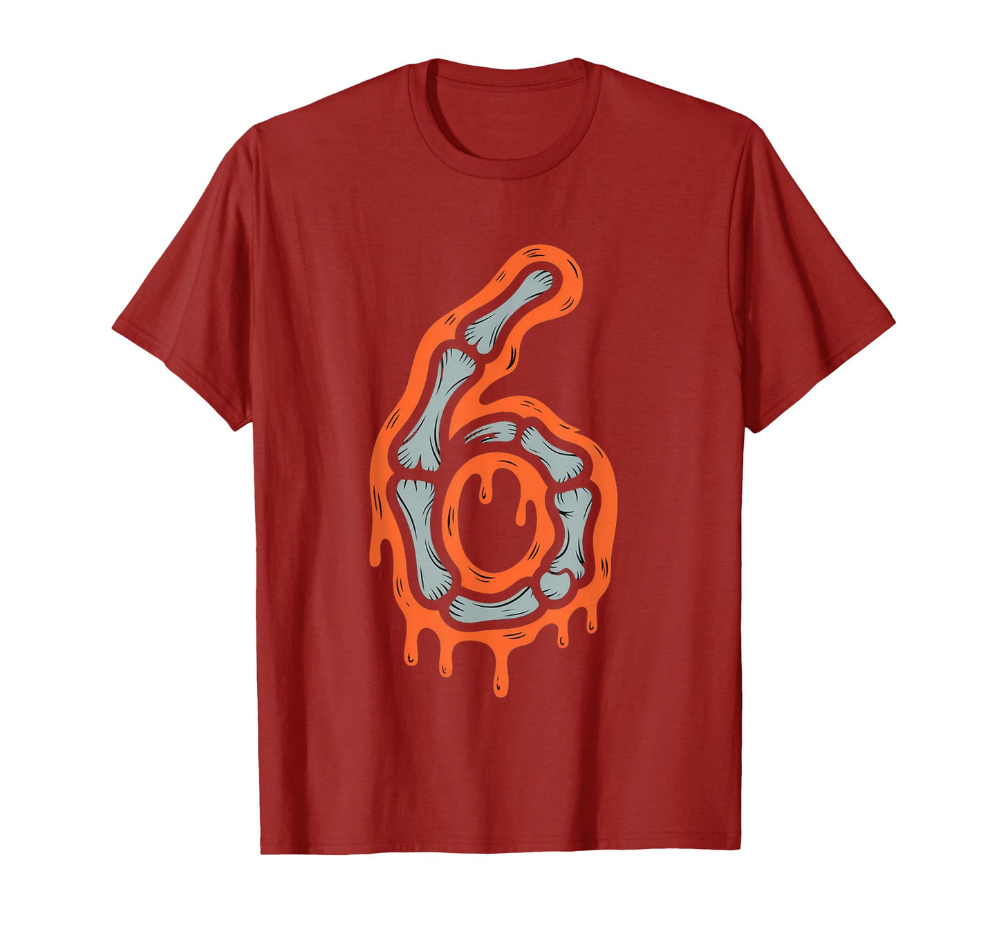 Six Seven Meme 6 7 Skeleton Halloween Costume Couple T-Shirt