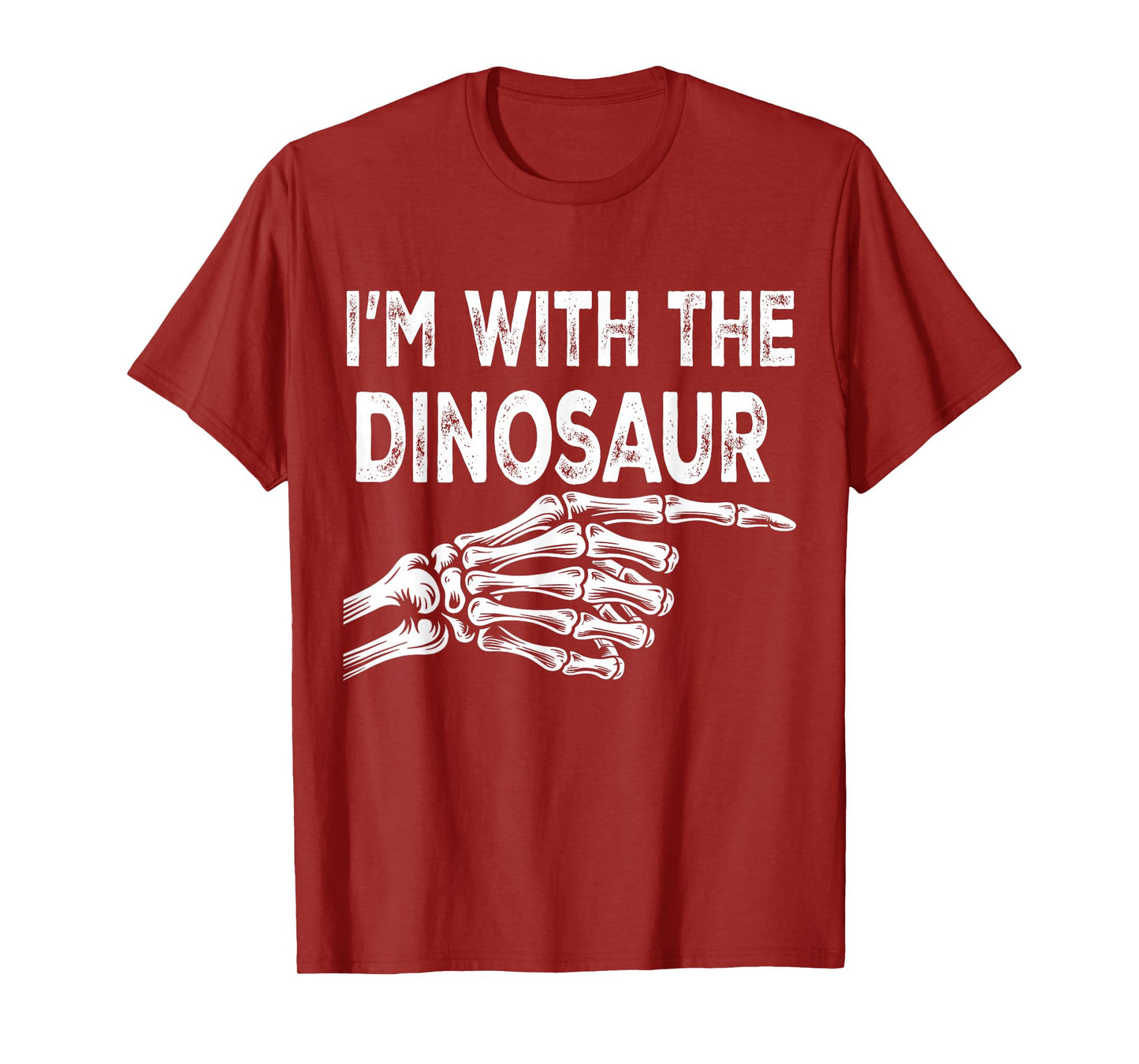 I'm with Dinosaur Halloween Costume Party Matching Dinosaur T-Shirt