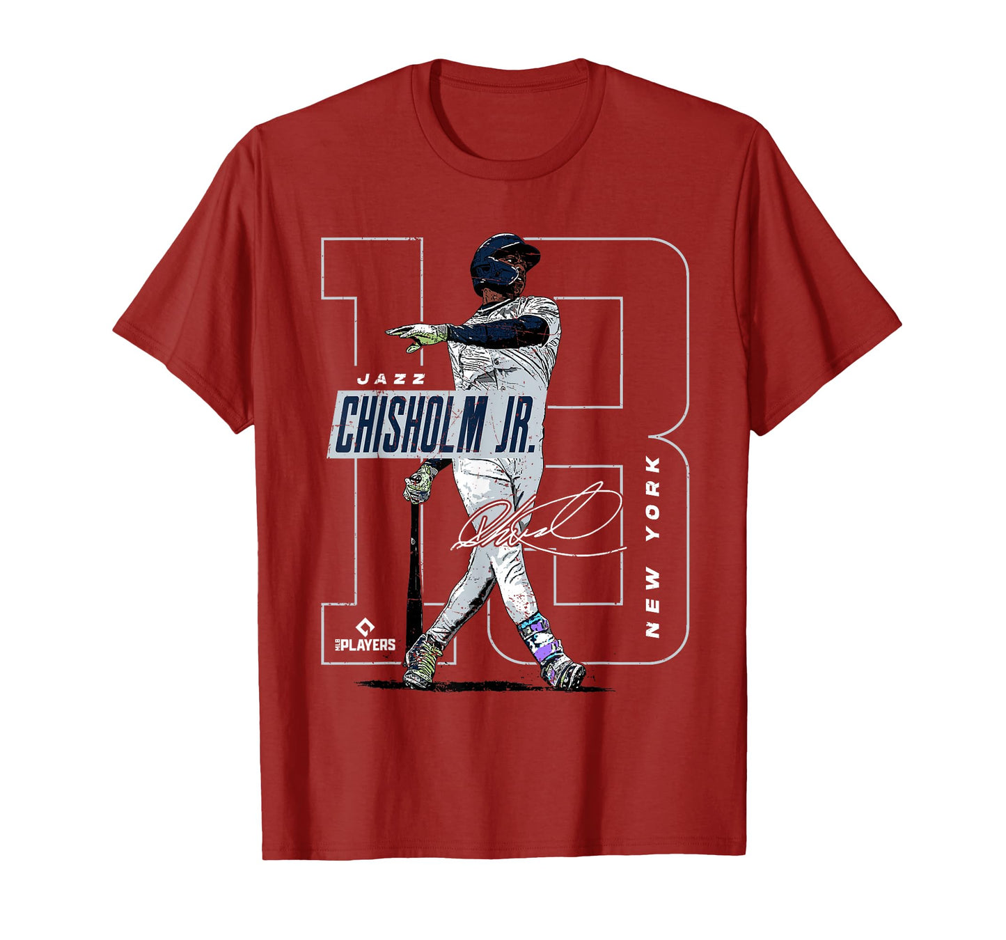 Jazz Chisholm | New York Y MLB Baseball Players| MLBJCH204M T-Shirt