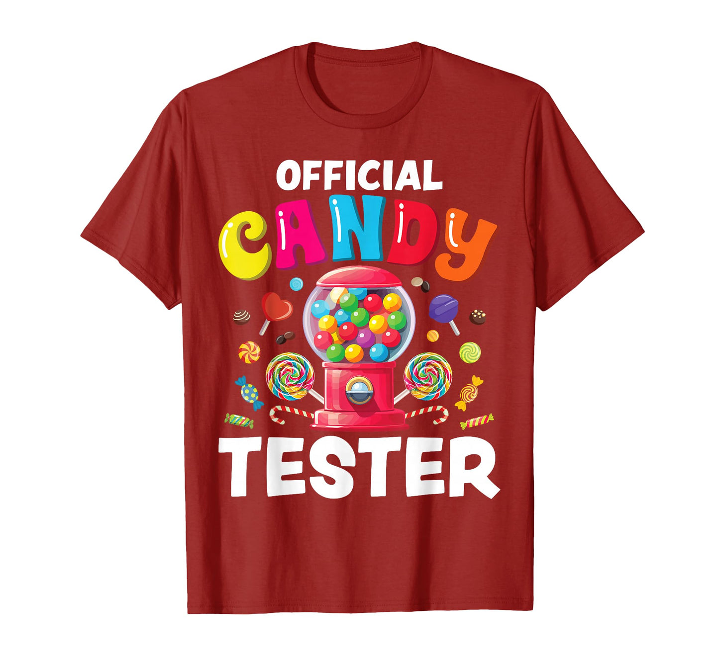 Official Candy Tester Sweets Halloween Funny T-Shirt