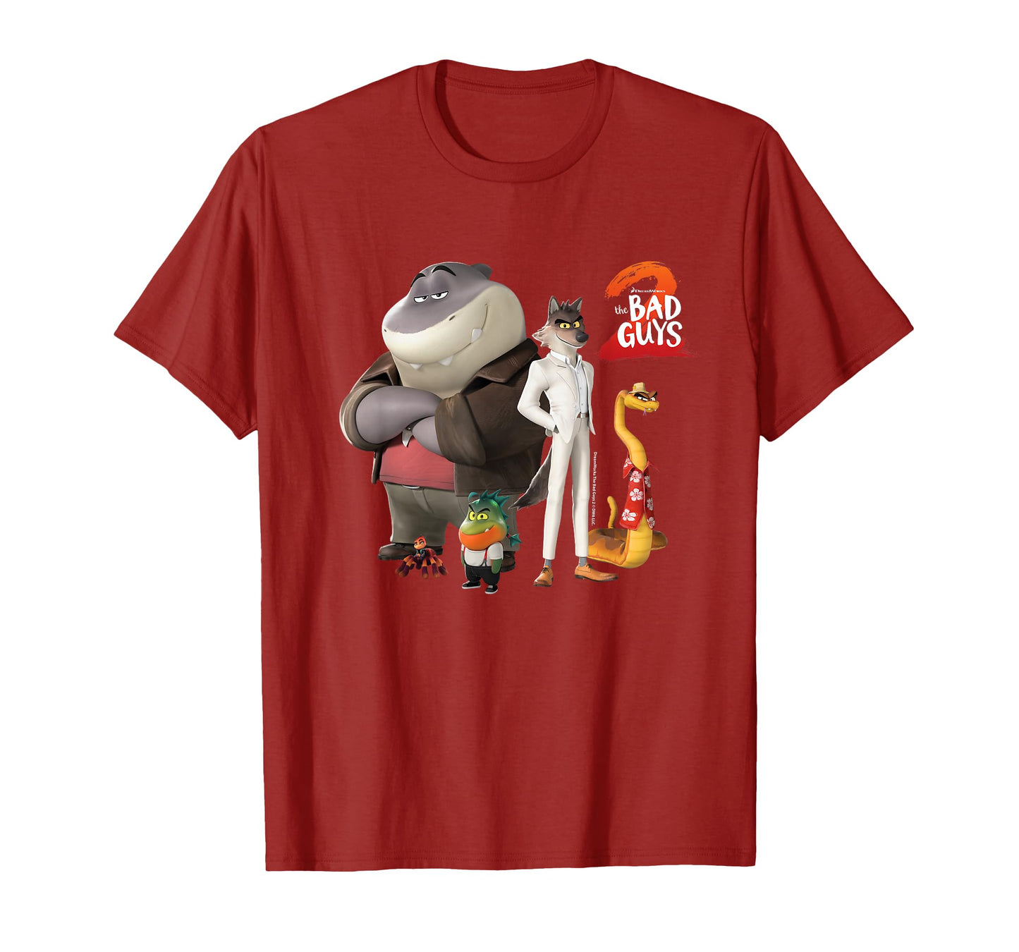 DreamWorks The Bad Guys 2 The Original Bad Guys T-Shirt