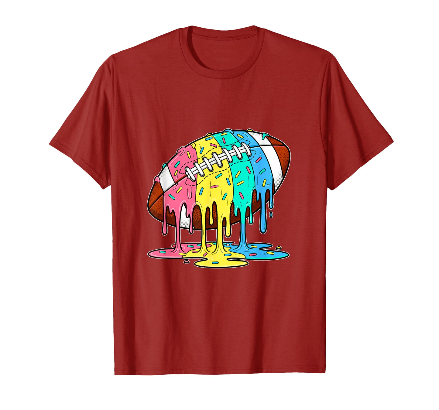Football Drip Boys Football Ice Cream Respect Drip T-Shirt