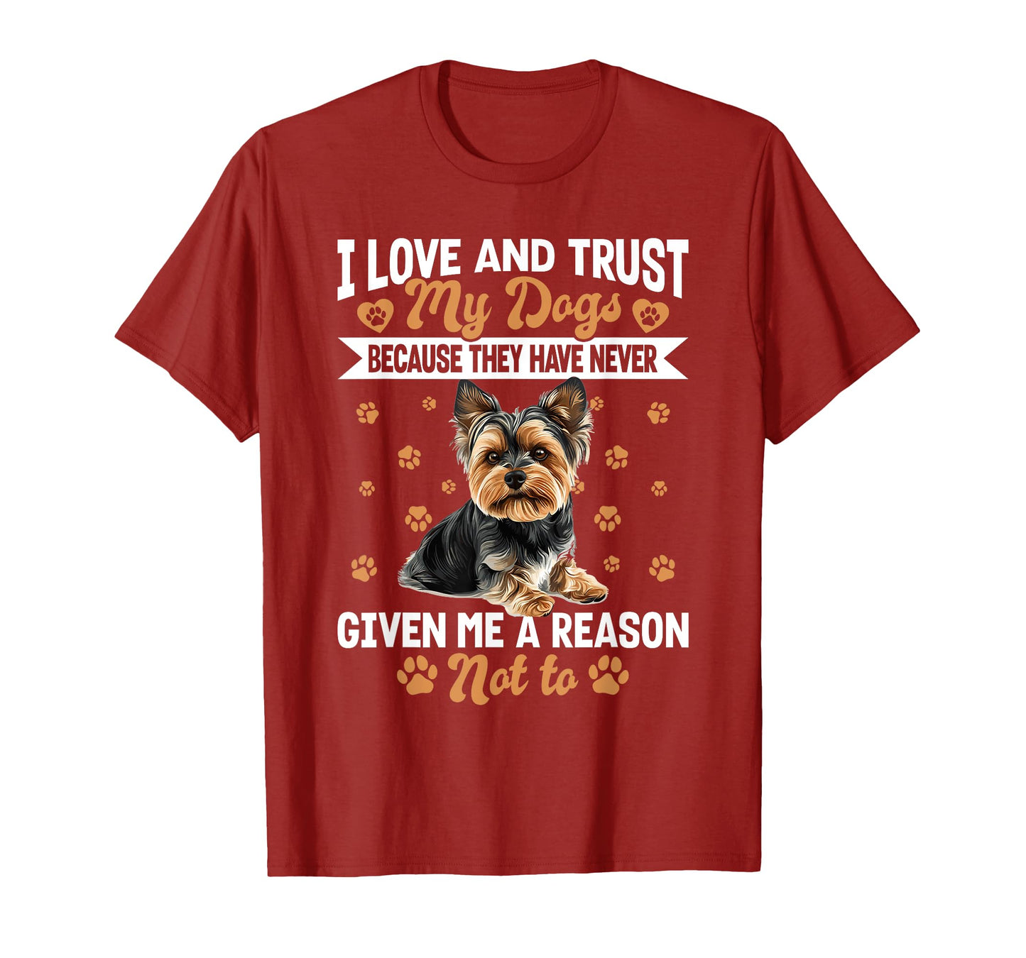 Yorkshire Terrier Yorkie Dog Owner T-Shirt for Men Women Girls Kids