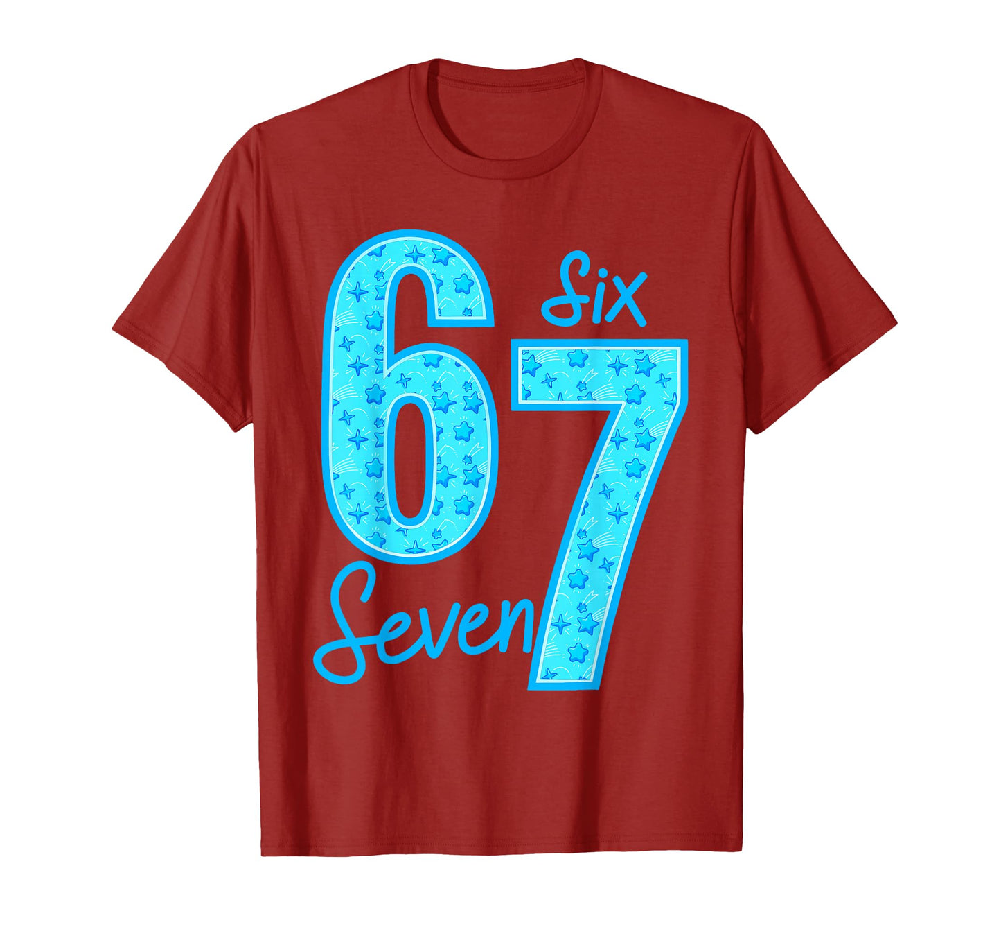 Blue 67 Funny Meme T-Shirt