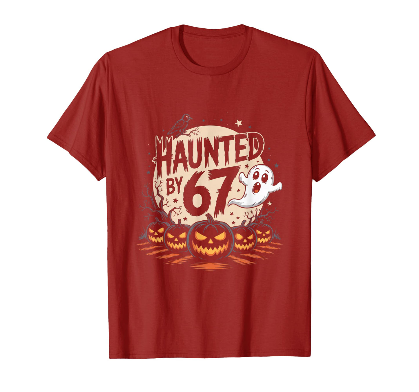 Haunted by 6-7 Funny Halloween 6-7 Costume Six Seven T-Shirt