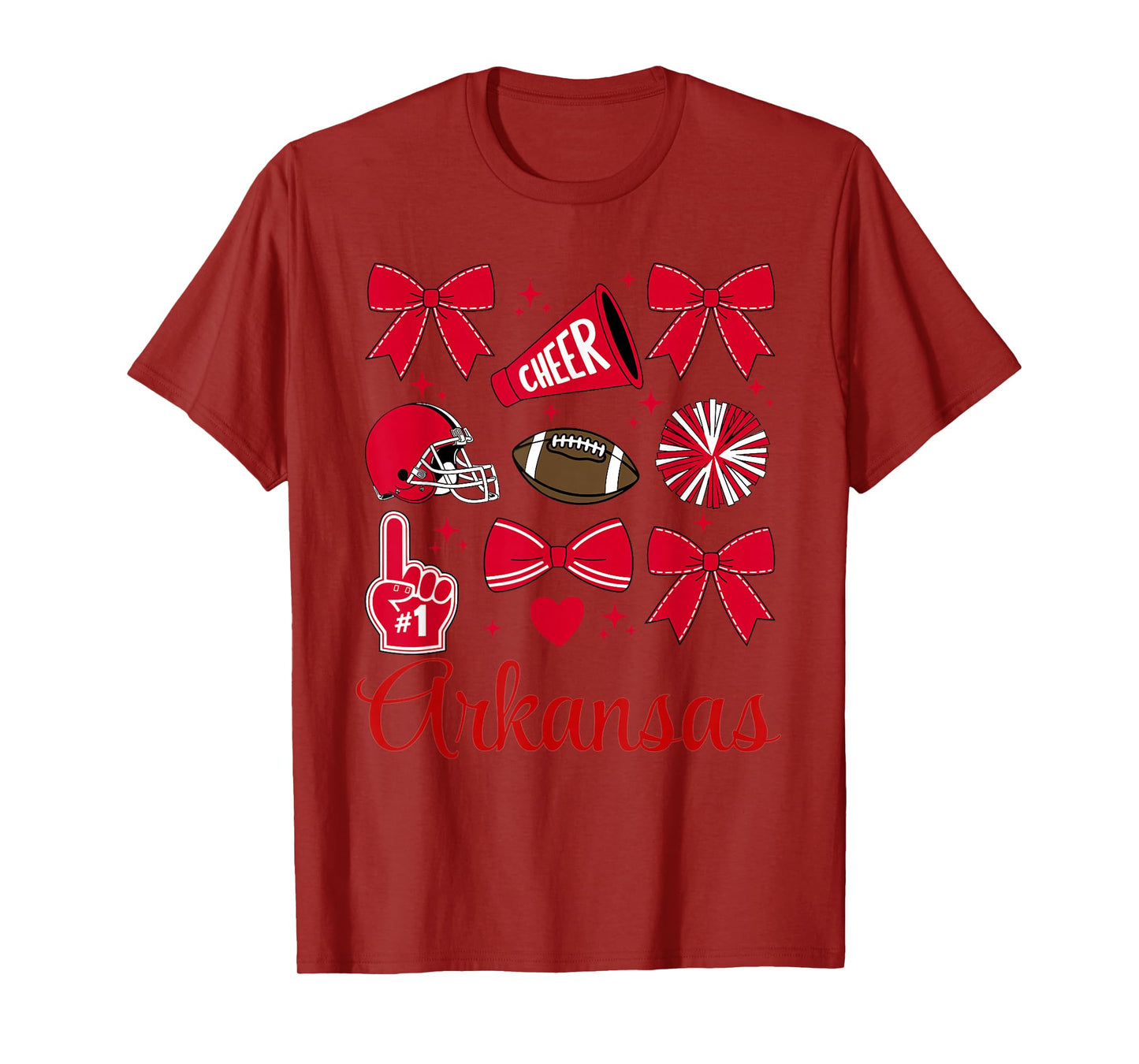 Arkansas Women Toddler Girls Kids Teen Y2K T-Shirt