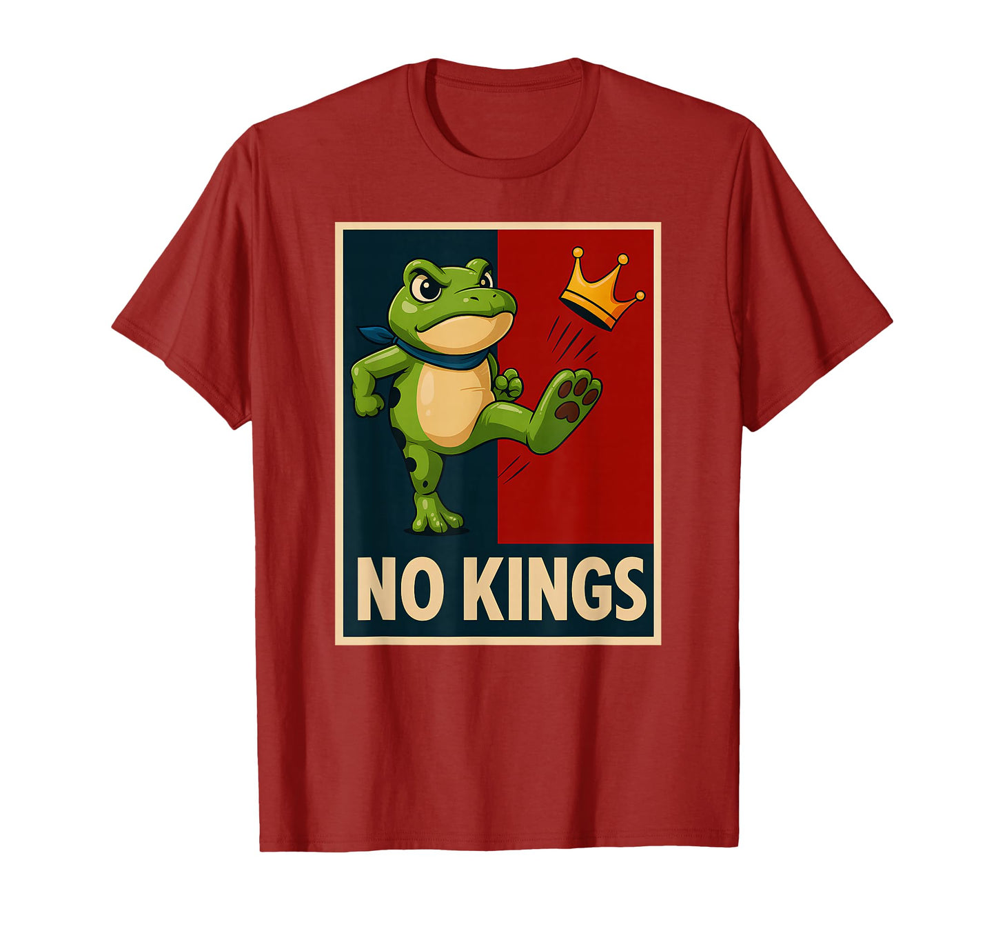 No Kings Shirt Men Women Portland Frog Protest T-Shirt
