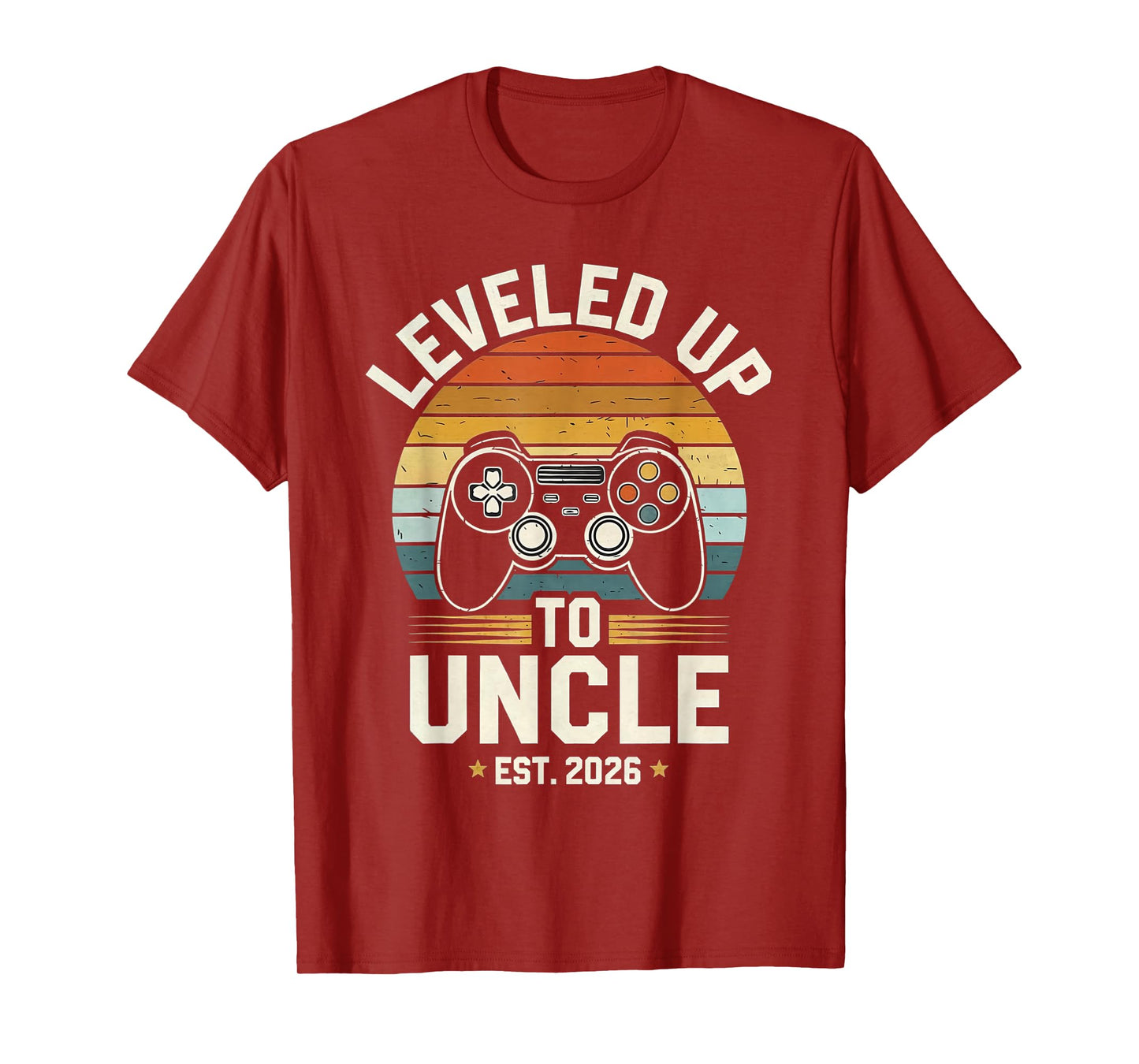 Leveled Up To Uncle Est 2026 Soon To Be Uncle New Uncle 2026 T-Shirt