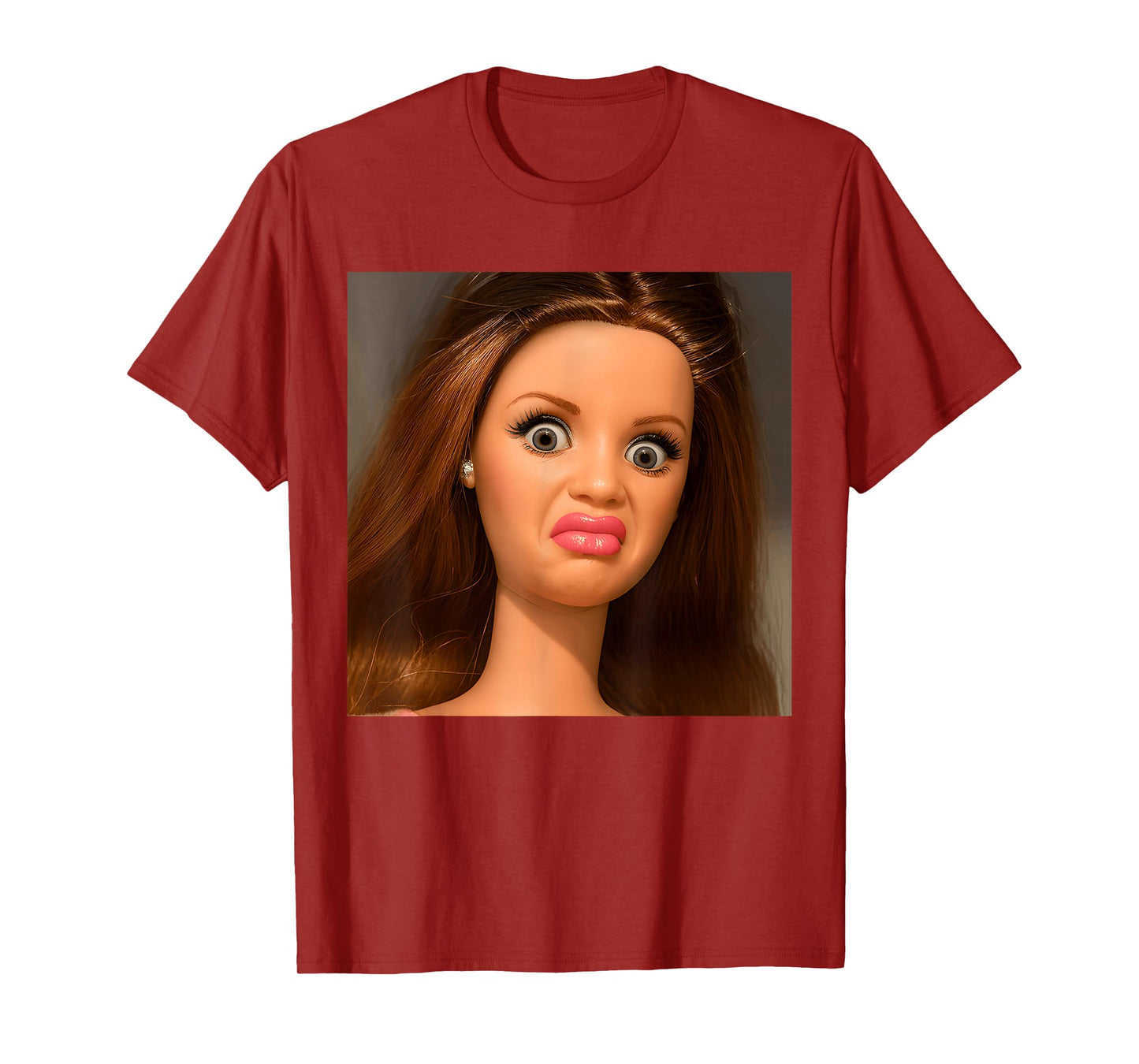 Funny Doll Face Meme Disgusting T-Shirt