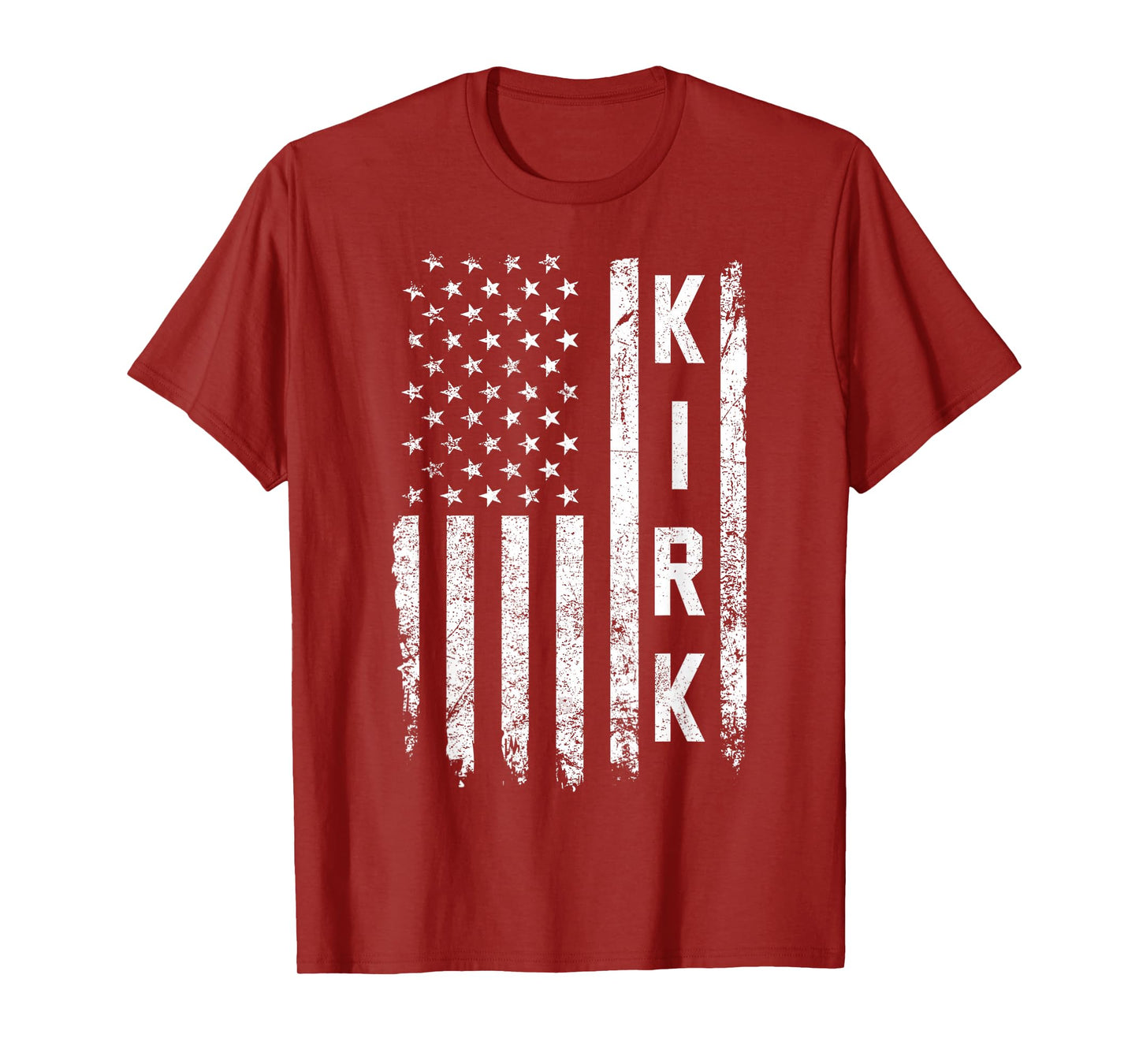 Retro Vintage Kirk US Flag T-Shirt