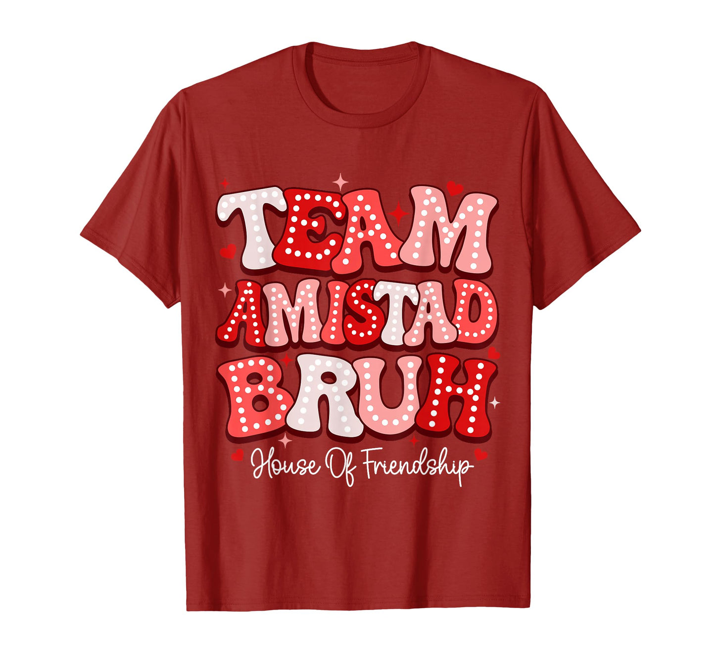 Team Amistad Bruh House Of Friendship RCA School System T-Shirt