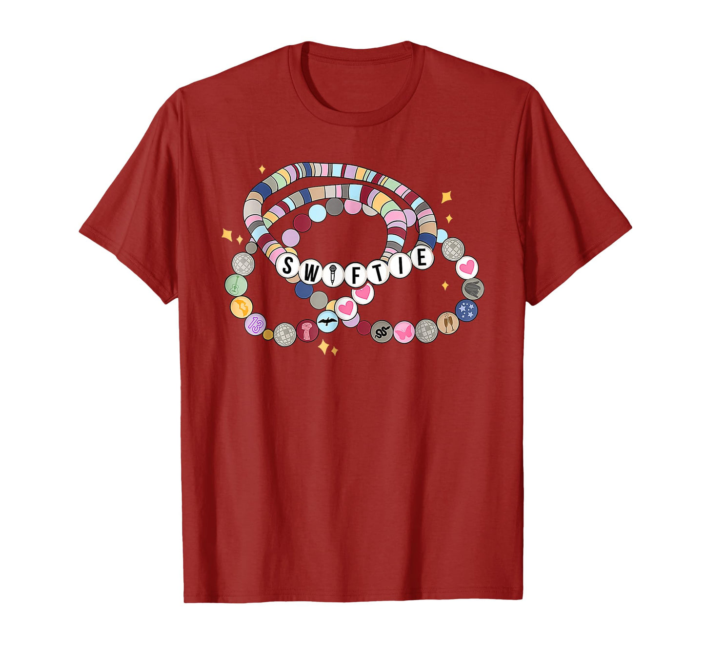 Retro Taylor First Name Personalized Friendship Bracelet T-Shirt
