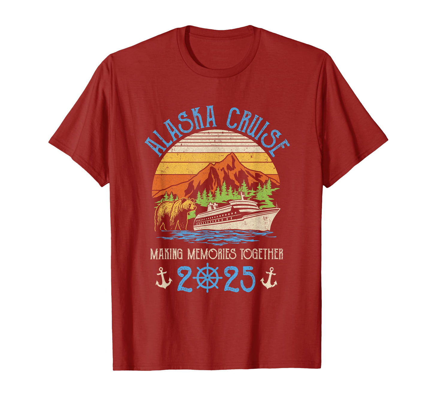 Alaska Cruise 2025 Matching Family Friends Group Alaskan T-Shirt