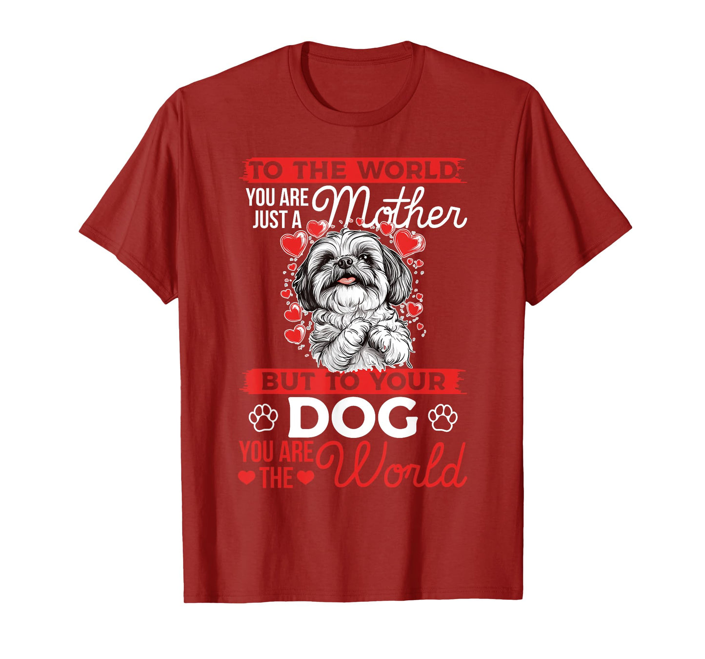 Shih Tzu Dog Owner T-Shirt for Men Women Kids