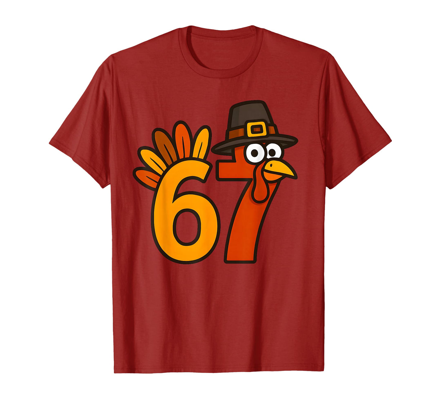 67 Thanksgiving Meme Mason 6 7 Turkey Six Seven Teens Kids T-Shirt