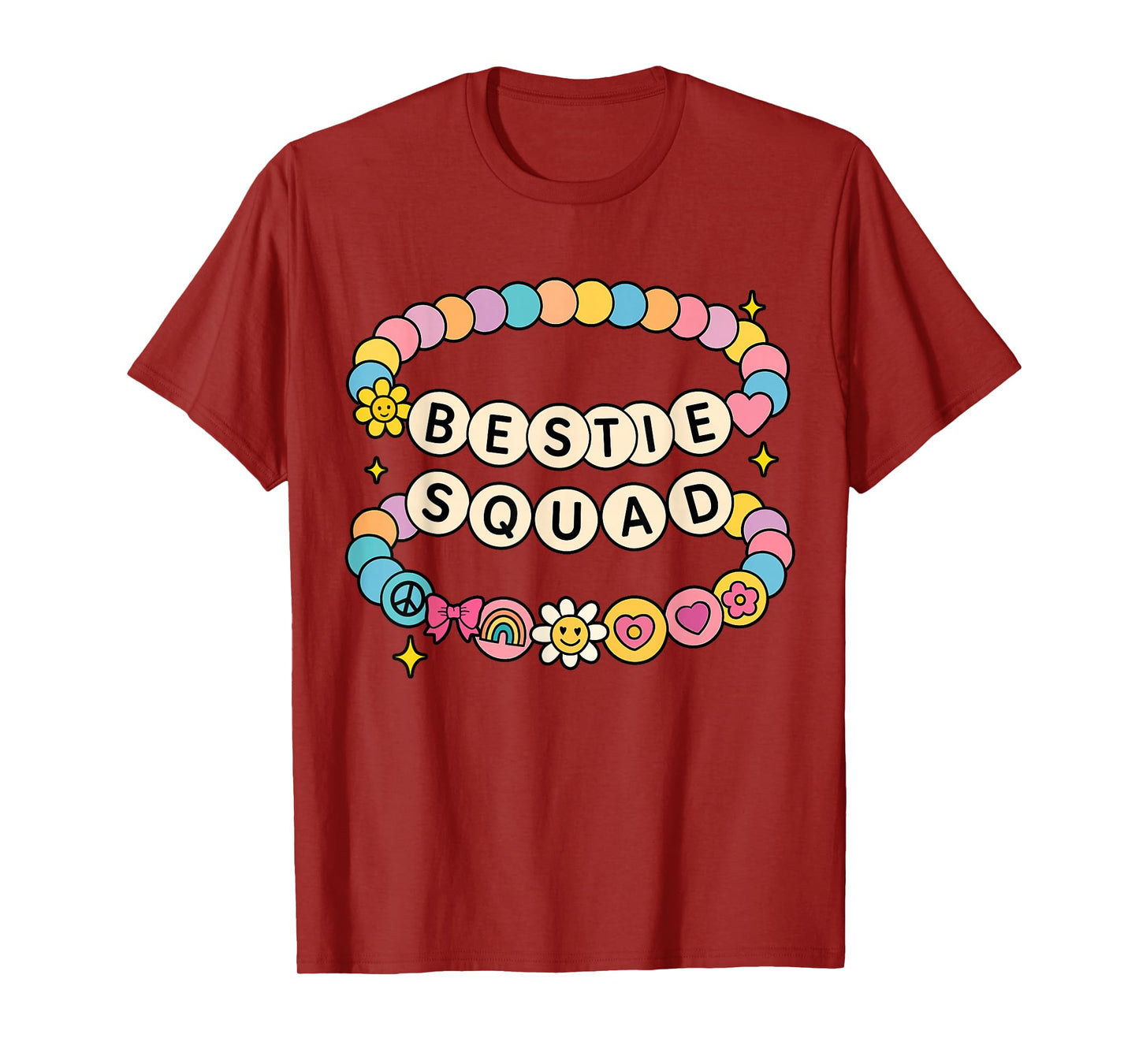 Bestie Squad Twinning Best Friend Matching Girls Bracelets T-Shirt