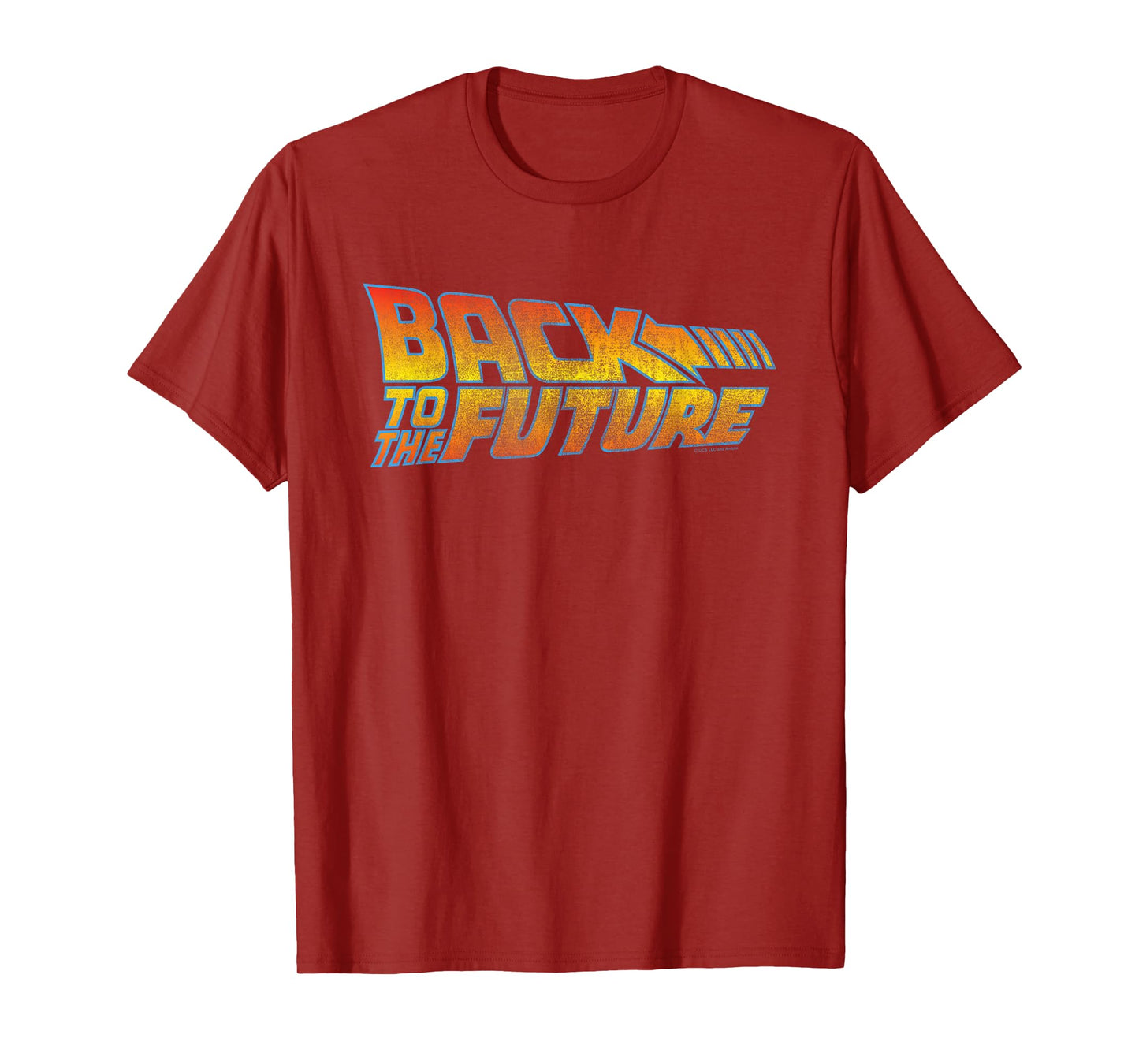 Back to the Future Distressed Logo T-Shirt