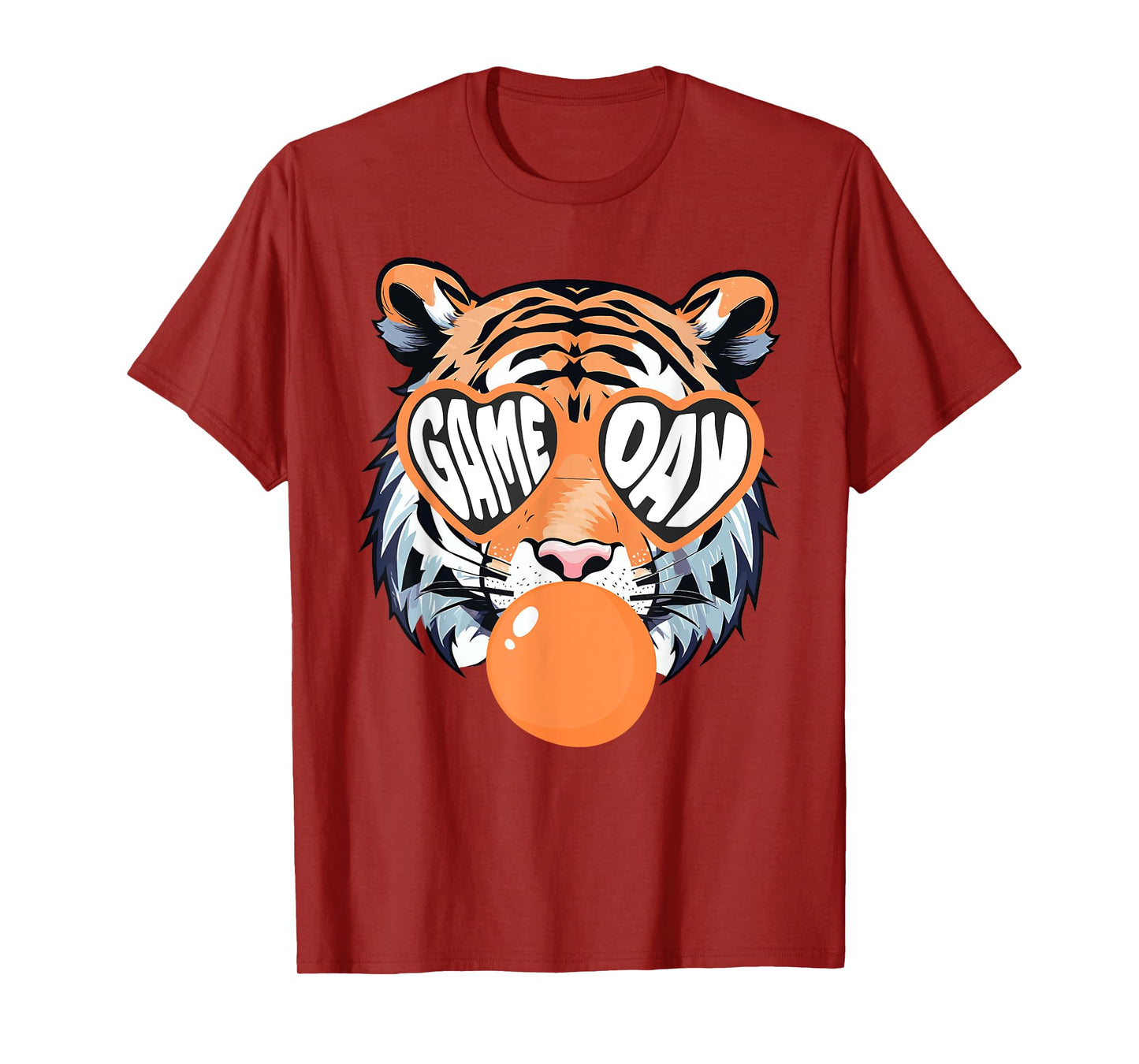 Touchdown American Football Game Day Thanksgiving Tiger Cool T-Shirt